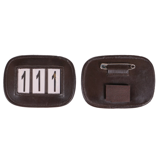 Porte numéro cuir QHP