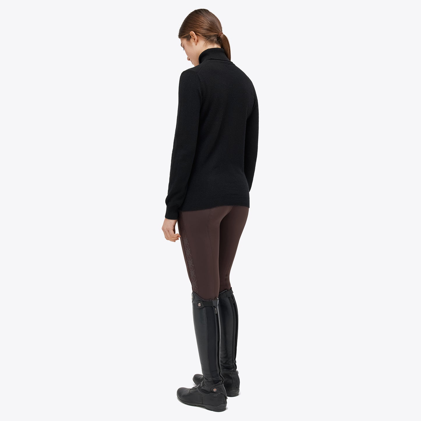 Pull cachemire Cavalleria Toscana col roulé