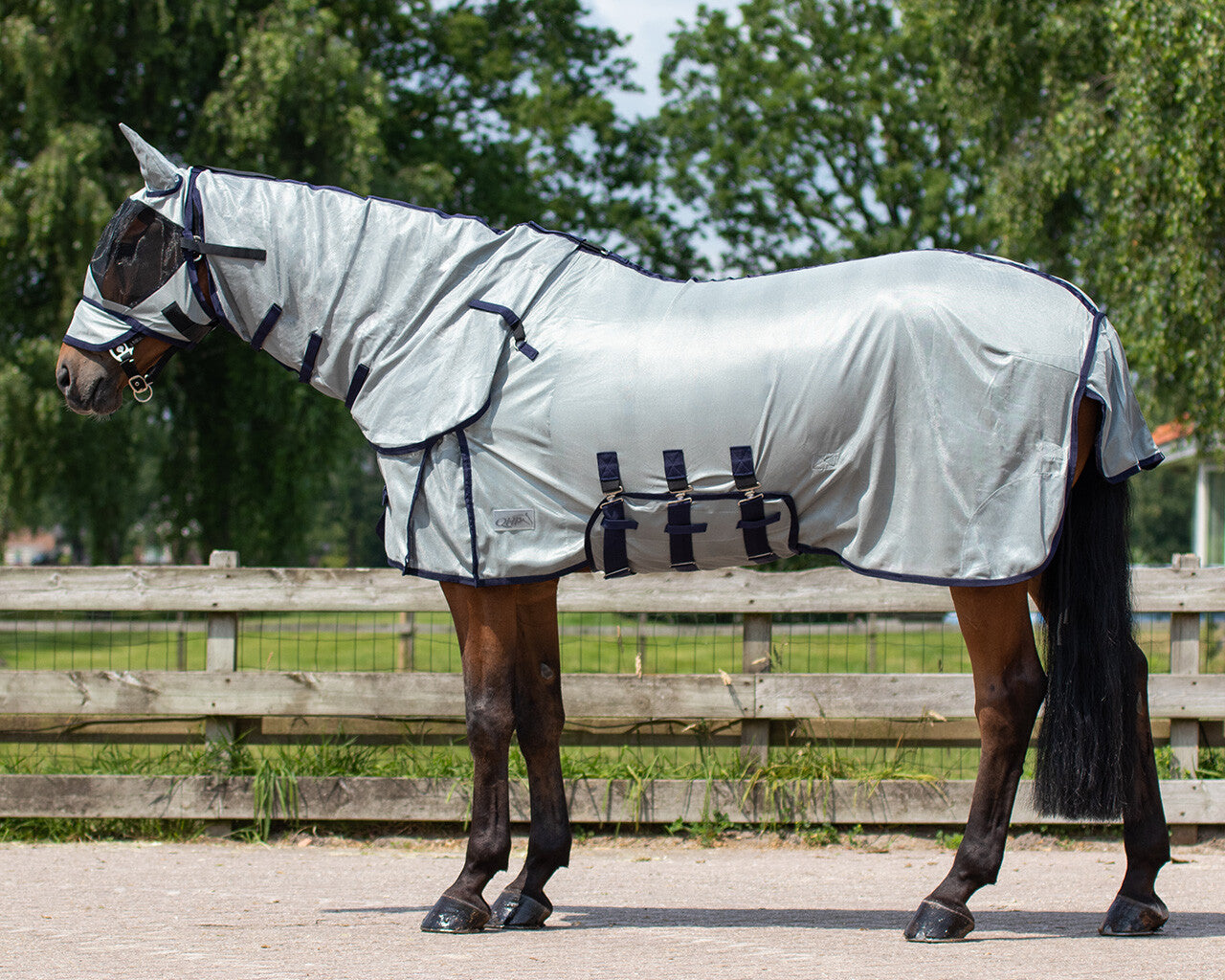 Chemise anti-mouches avec cou + bonnet QHP