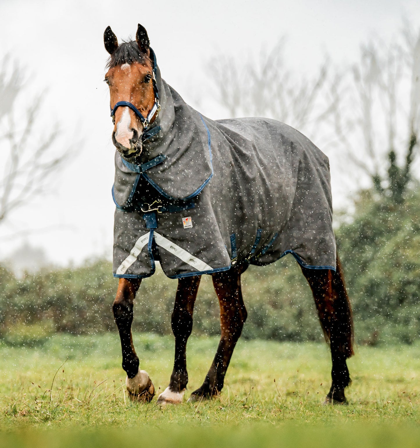 Couverture de paddock Horseware "Rhino HexStop Plus Turnout 0gr"