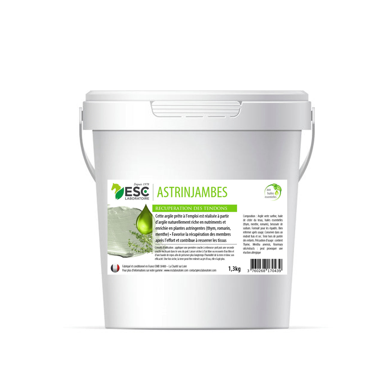 Astrinjambes ESC Laboratoire Argile Recuperation et engorgement