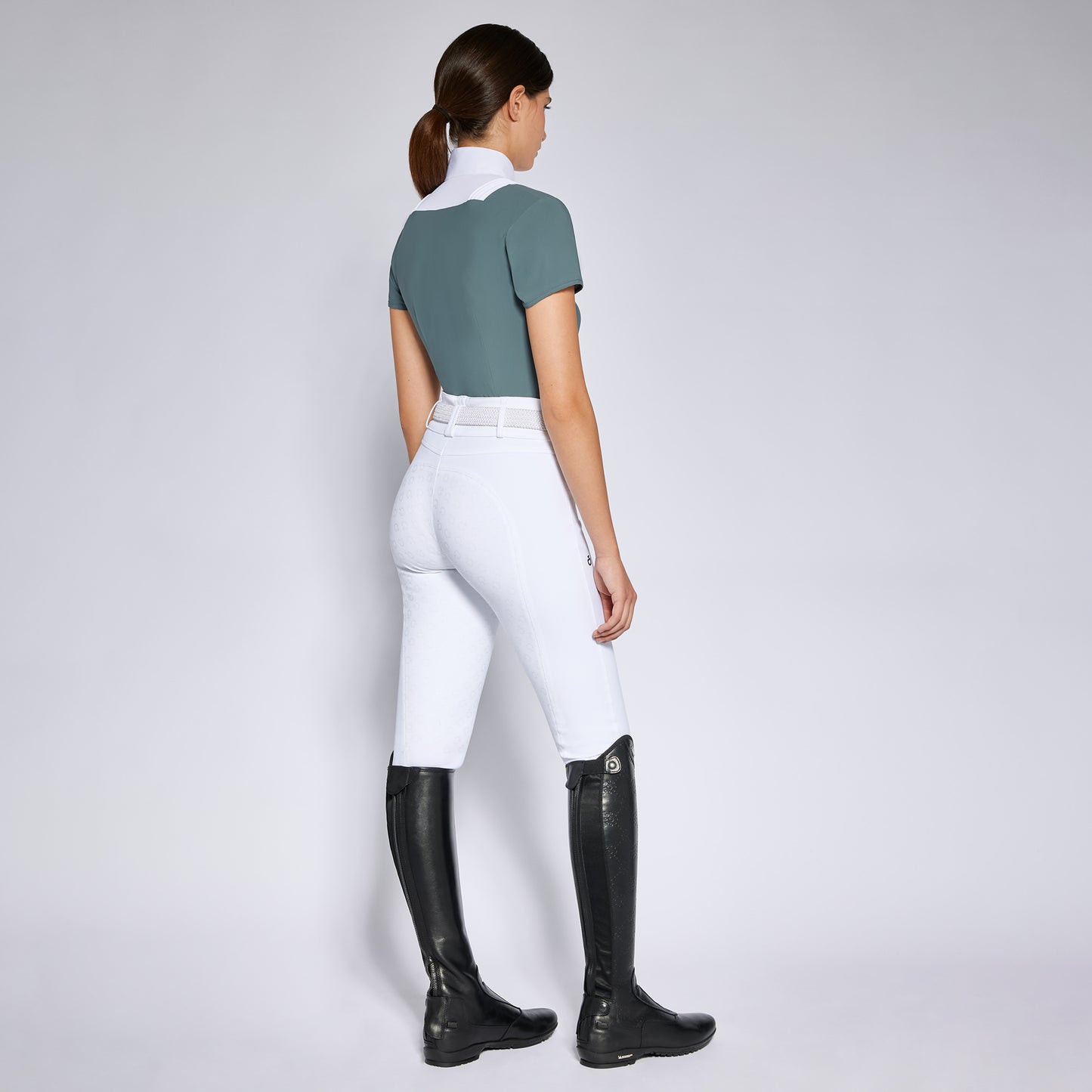 Polo de concours Cavalleria Toscana "American" - Peacook Green