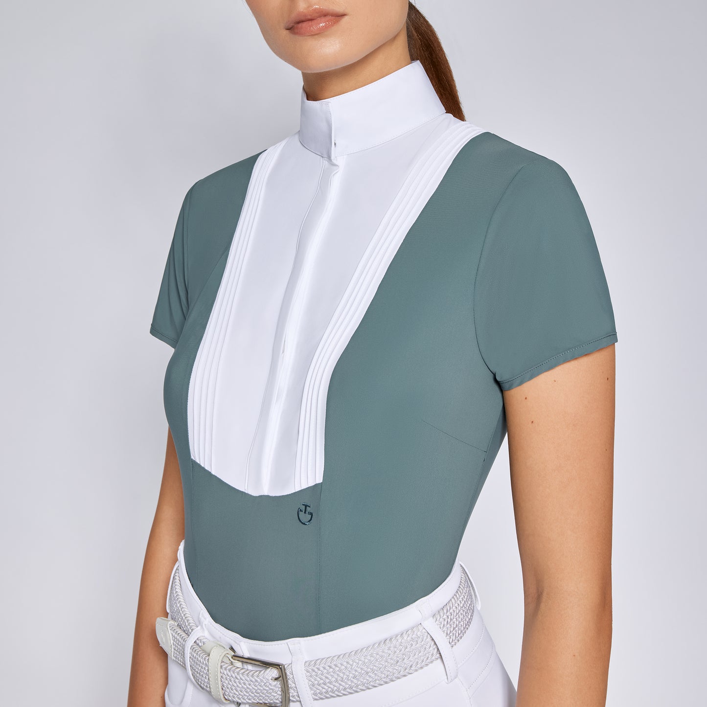Polo de concours Cavalleria Toscana "American" - Peacook Green