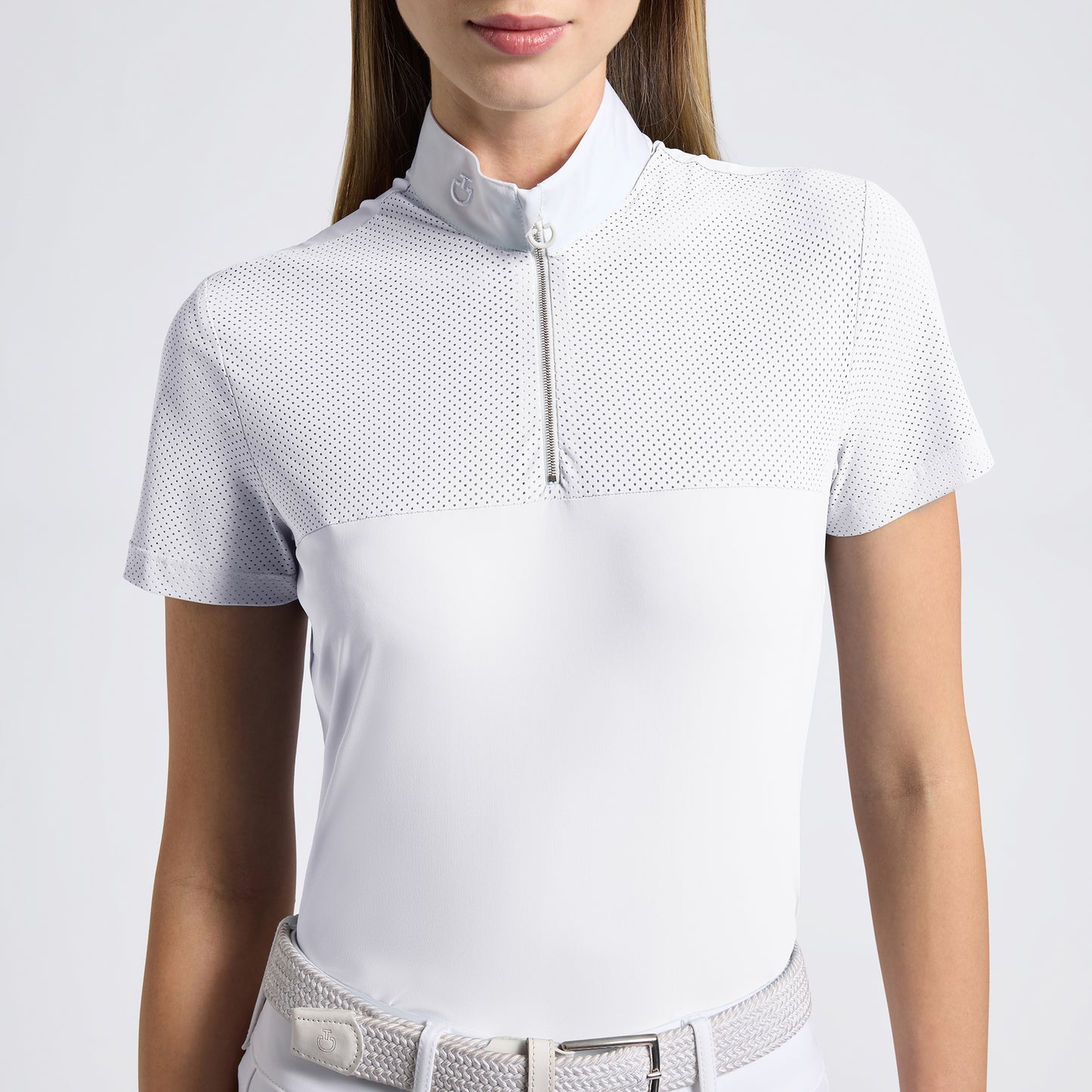 Polo de concours Cavalleria Toscana MC "Perforated jersey insert" - Femme