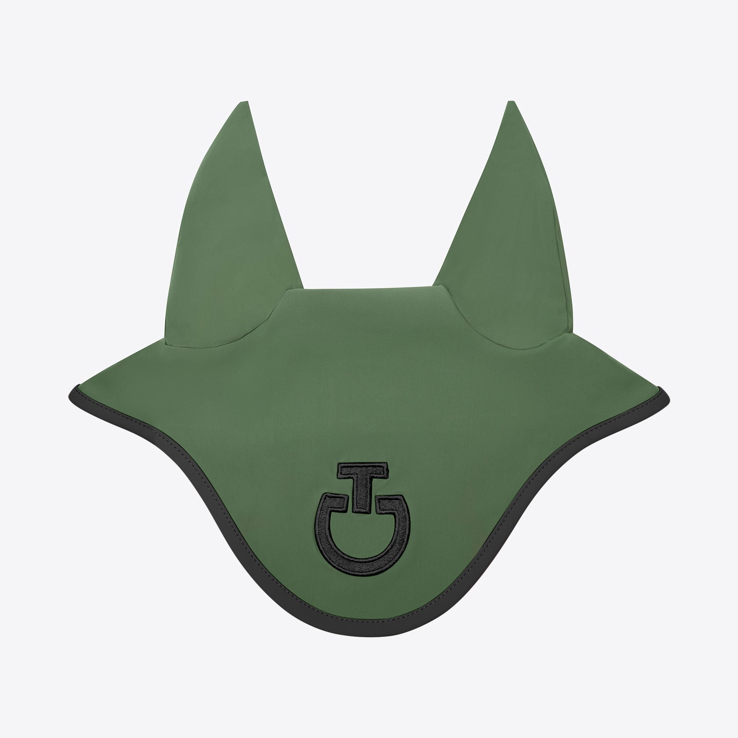 Bonnet Cavalleria Toscana " Light Weight Jersey" - Forest Green /Noir