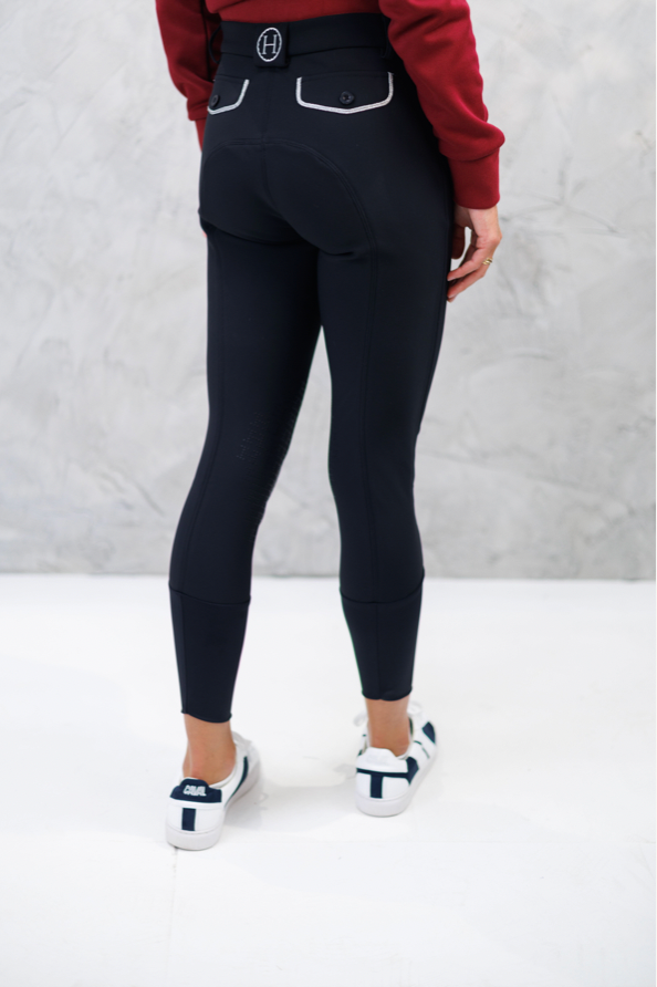 Pantalon Harcour "Jaipur" Doublé polaire - Noir