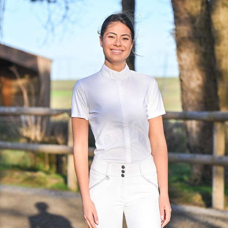 Chemise de concours Jump'in "Emma" - femme - Blanc