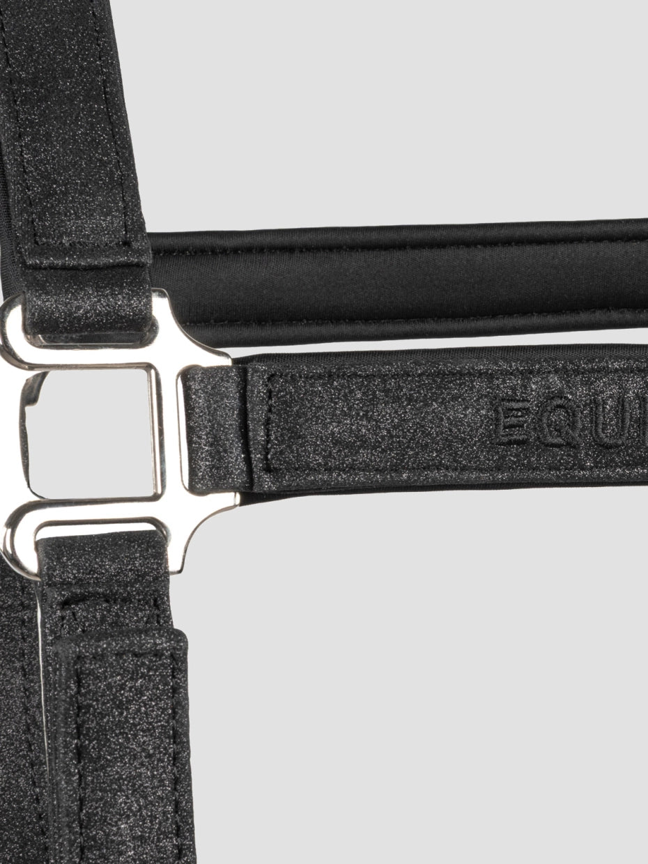 Licol Noir Glitter - Equiline