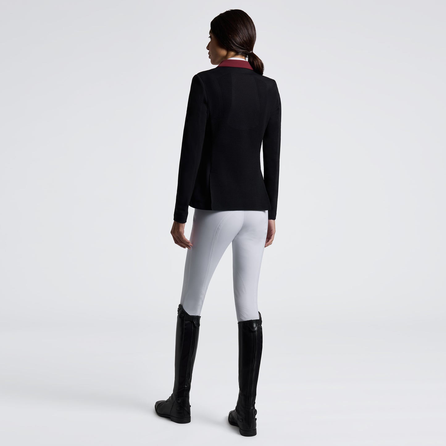Veste de concours R-EVO Cavalleria Toscana Noir et bordeaux