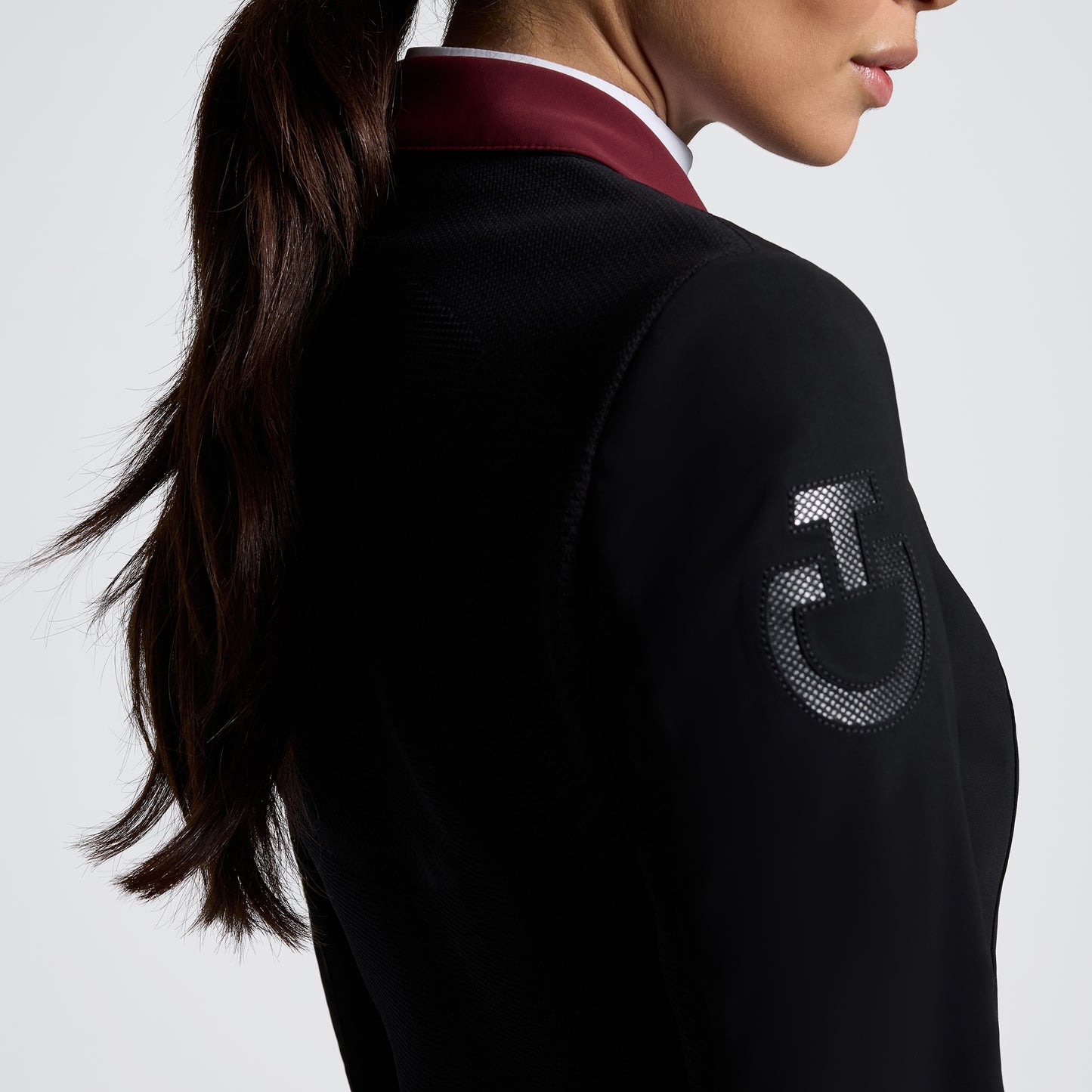 Veste de concours R-EVO Cavalleria Toscana Noir et bordeaux
