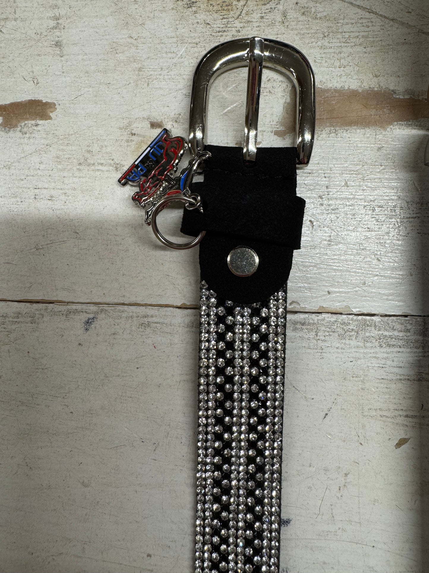 Ceinture Ju & Pa "strass Argent et noir"