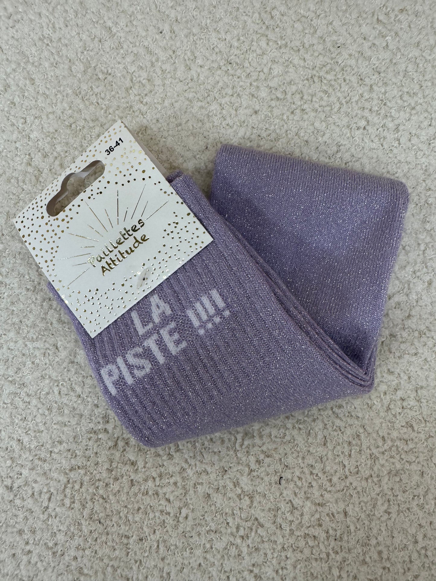 Chaussettes Paillettes "La Piste"