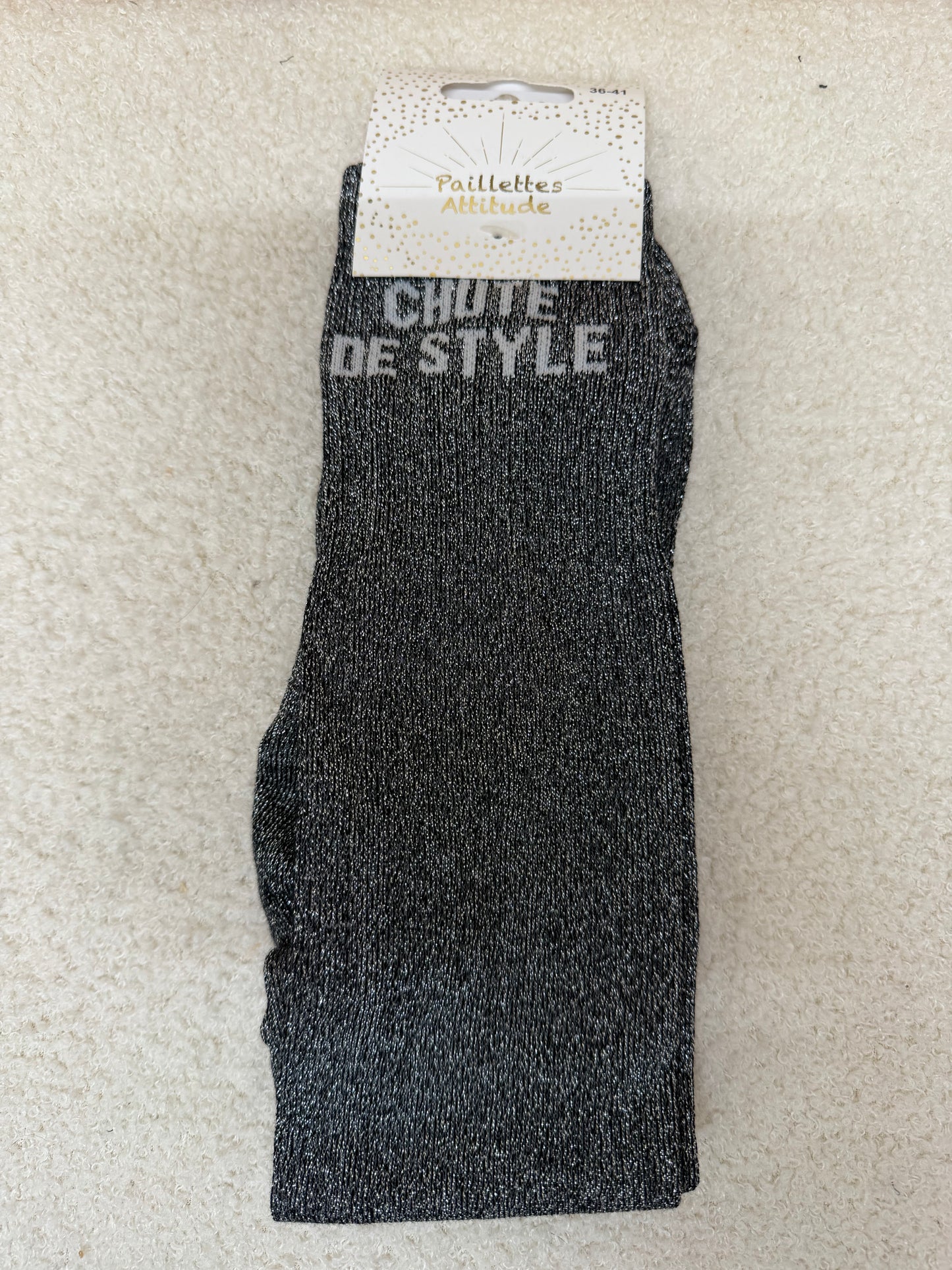 Chaussettes Paillettes "Chute de Style"