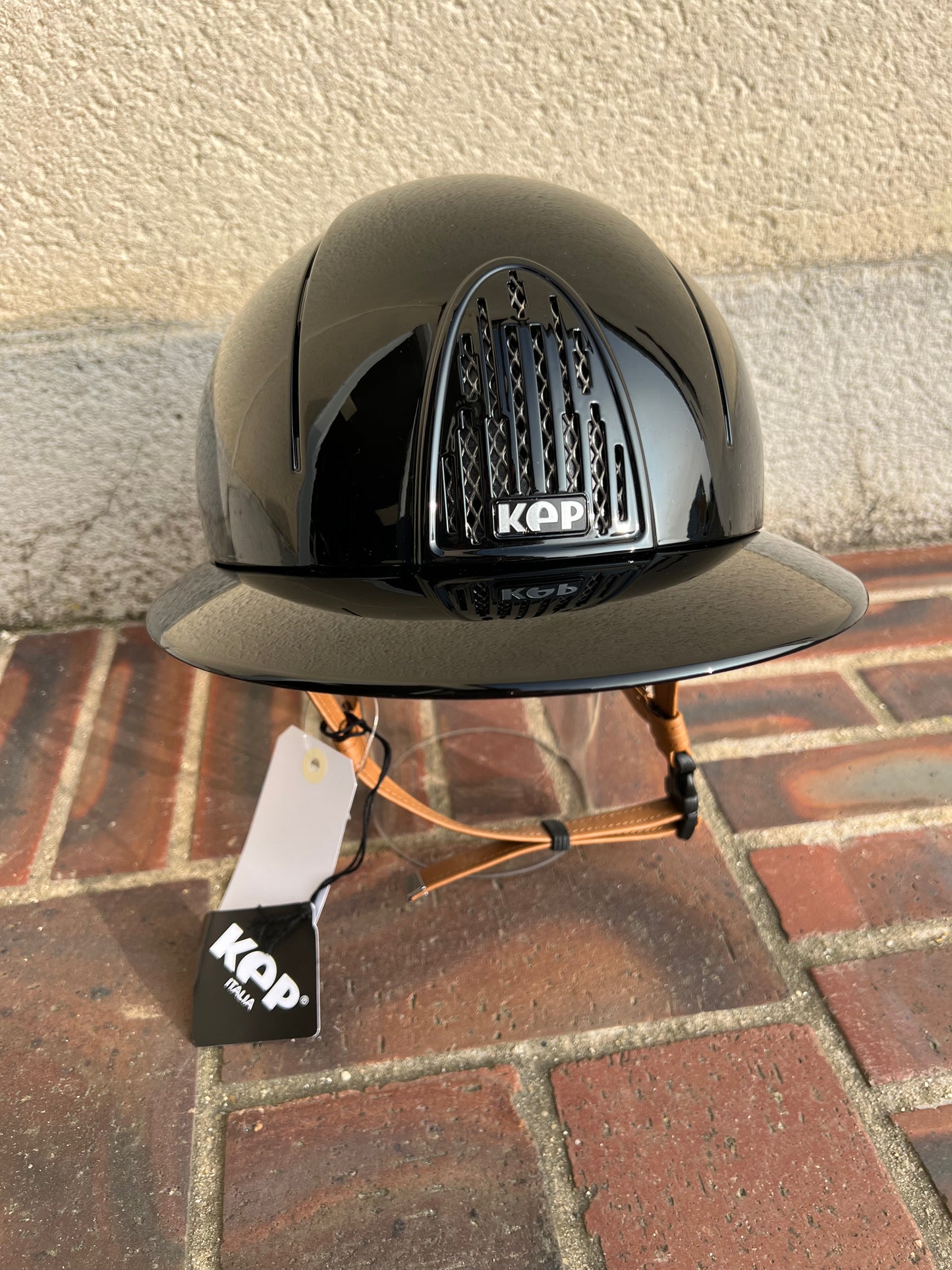 Casque Smart visière polo - jugulaire Beige