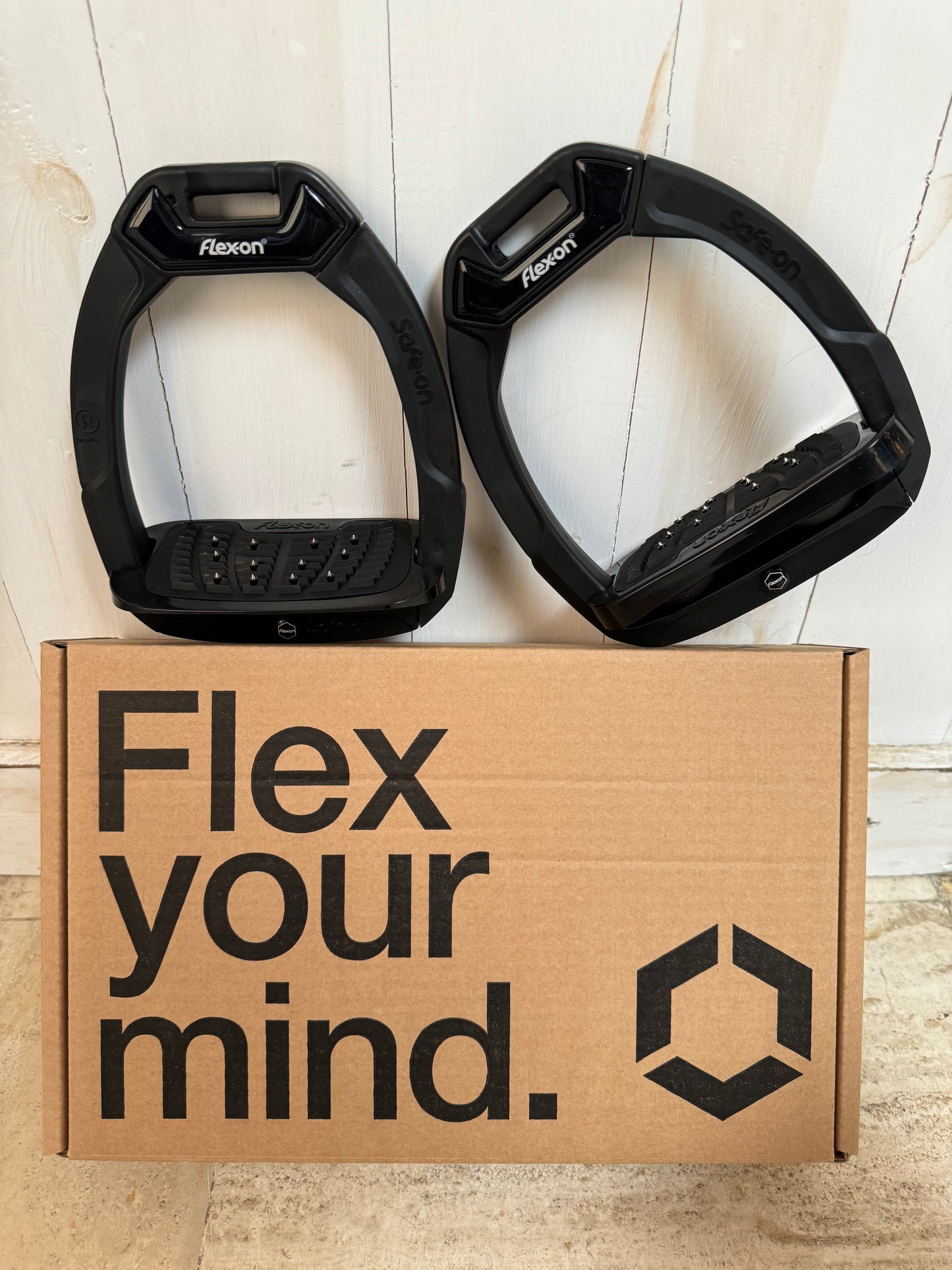 Etriers Flex-on Safe-on noir