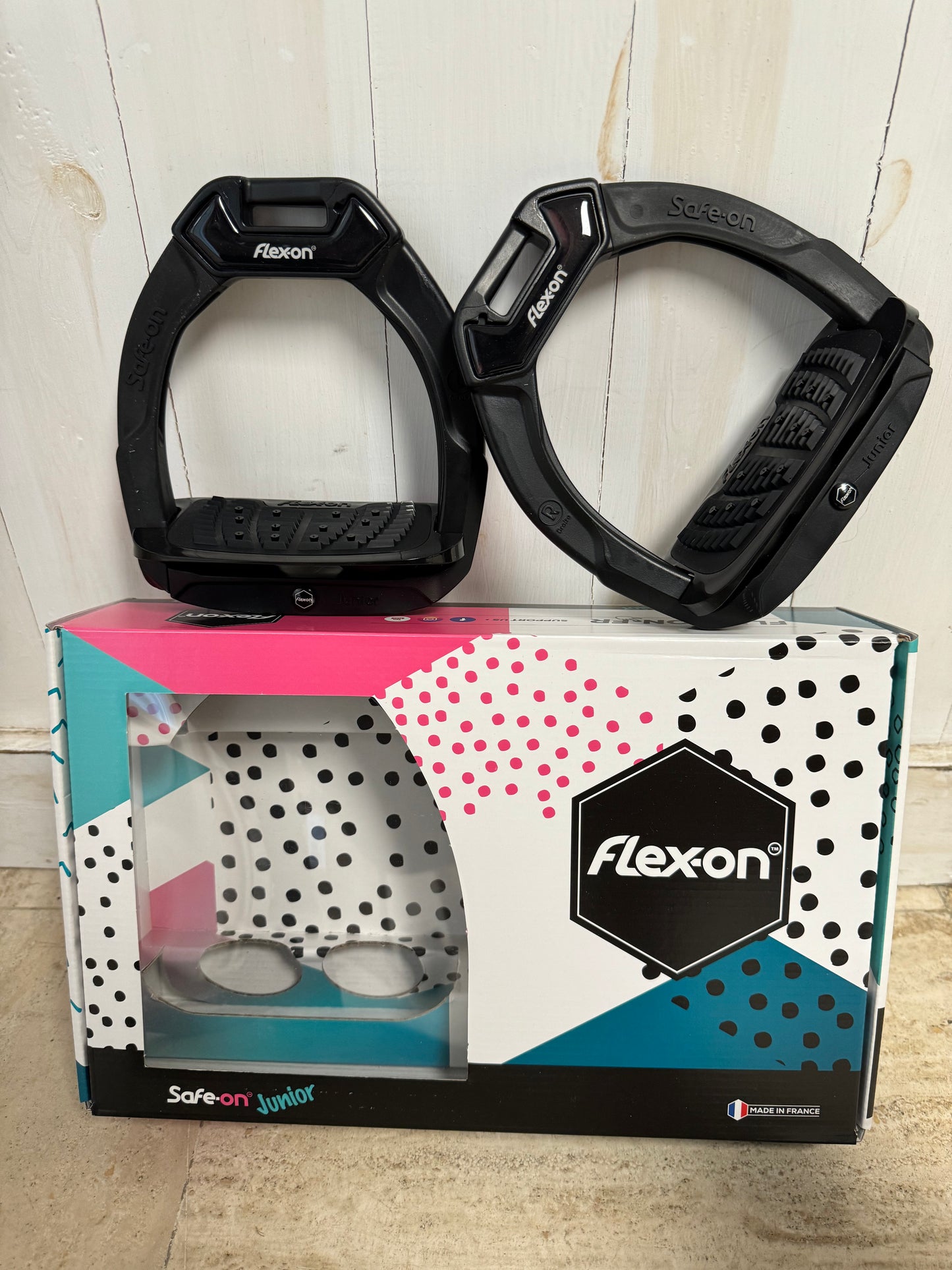 Etriers Flex-on Safe-on Junior noir