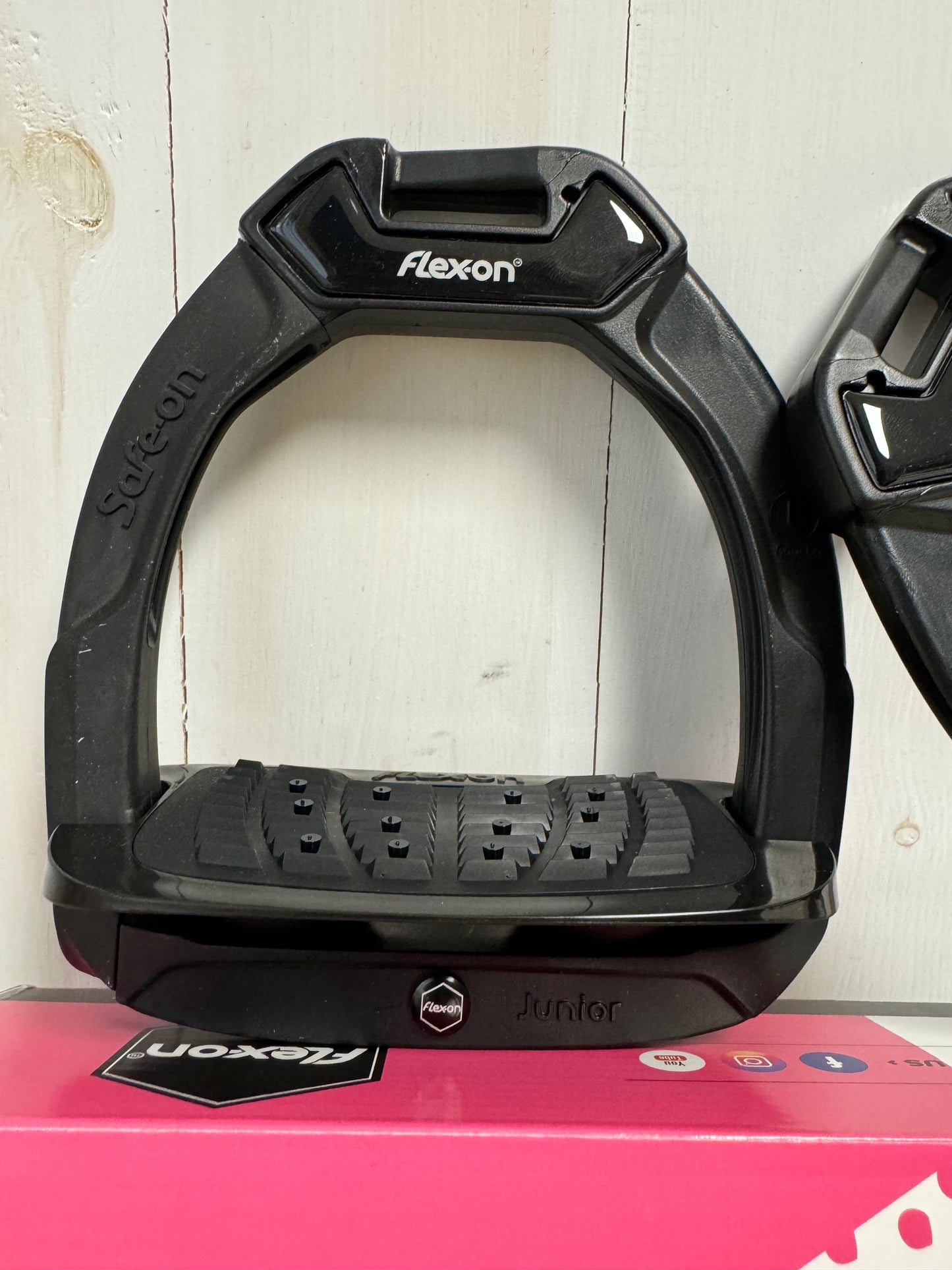 Etriers Flex-on Safe-on Junior noir