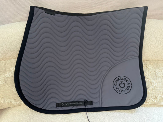 Tapis Cavalleria Toscana "Double Orbit" - Gris Anthracite