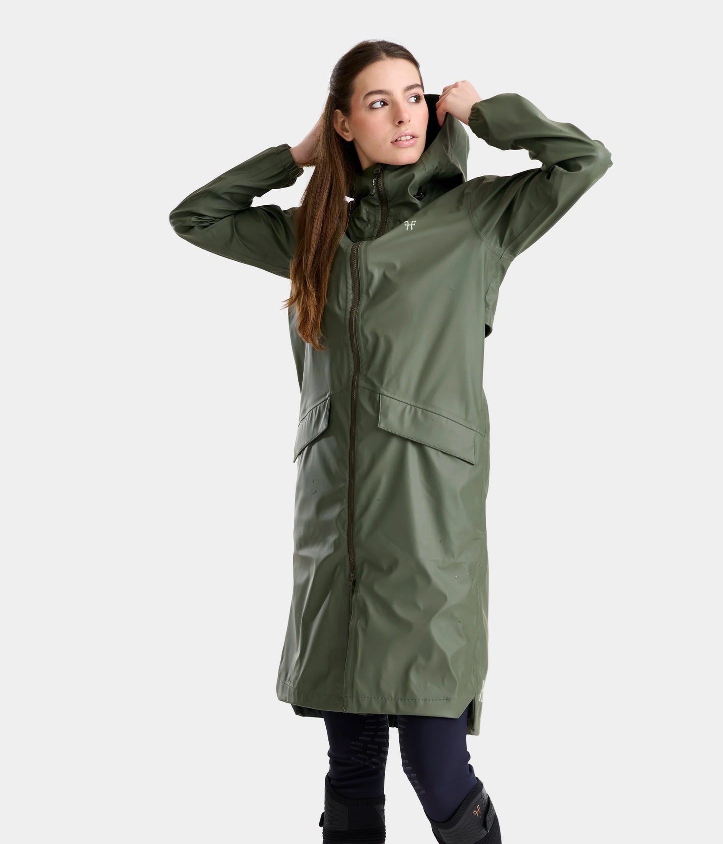 Coupe-Vent Long Raintech Imperméable Horse Pilot -femme