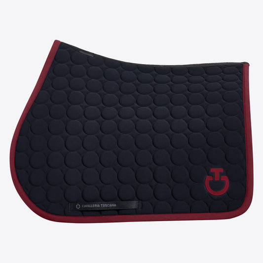 Tapis Cavalleria Toscana "Circle" - Noir Logo Bordeaux