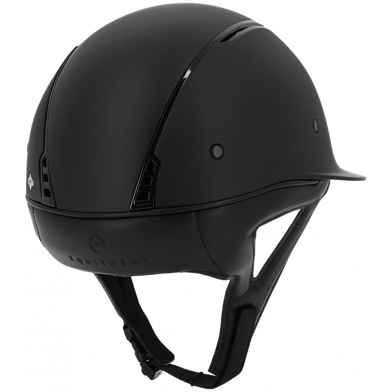 Casque EQUITHÈME - Soazy - Mat - Noir brillant