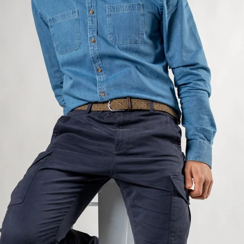 Ceinture tressée élastique Billybelt "La Kilimandjaro"