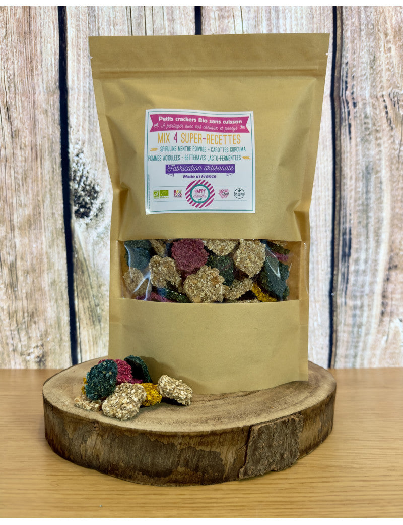 Crackers Mix 4 recettes Bio - 500gr