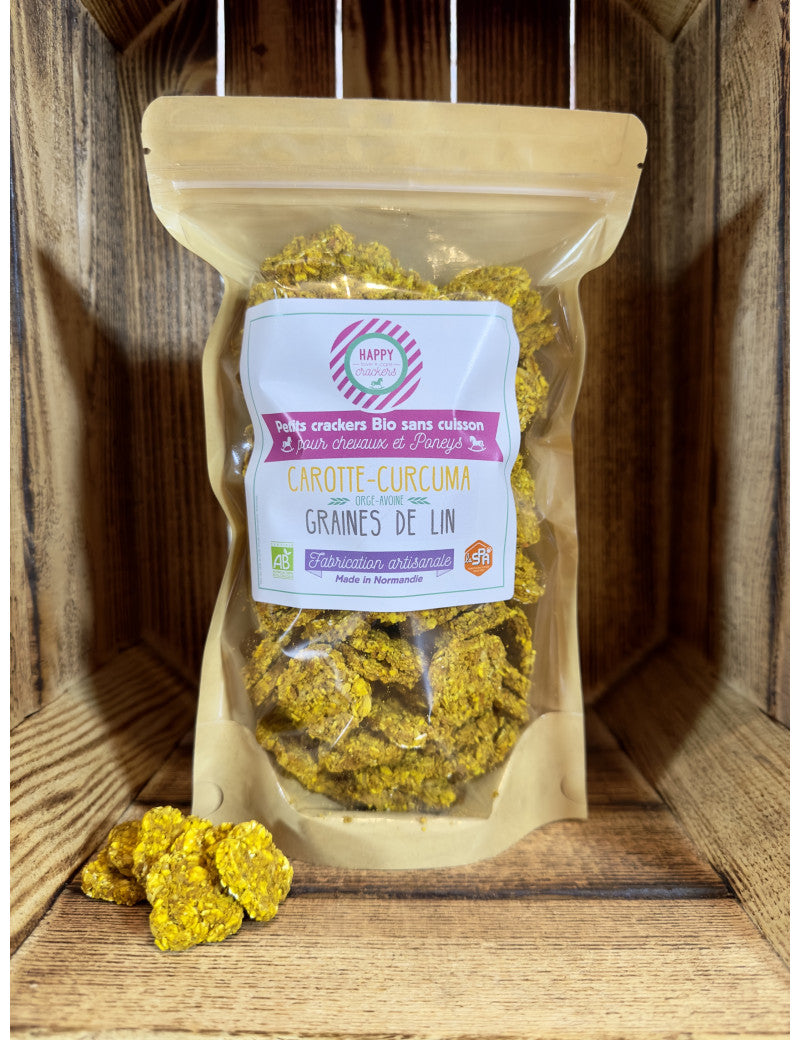 Crackers Carottes Curcuma Bio - 300gr