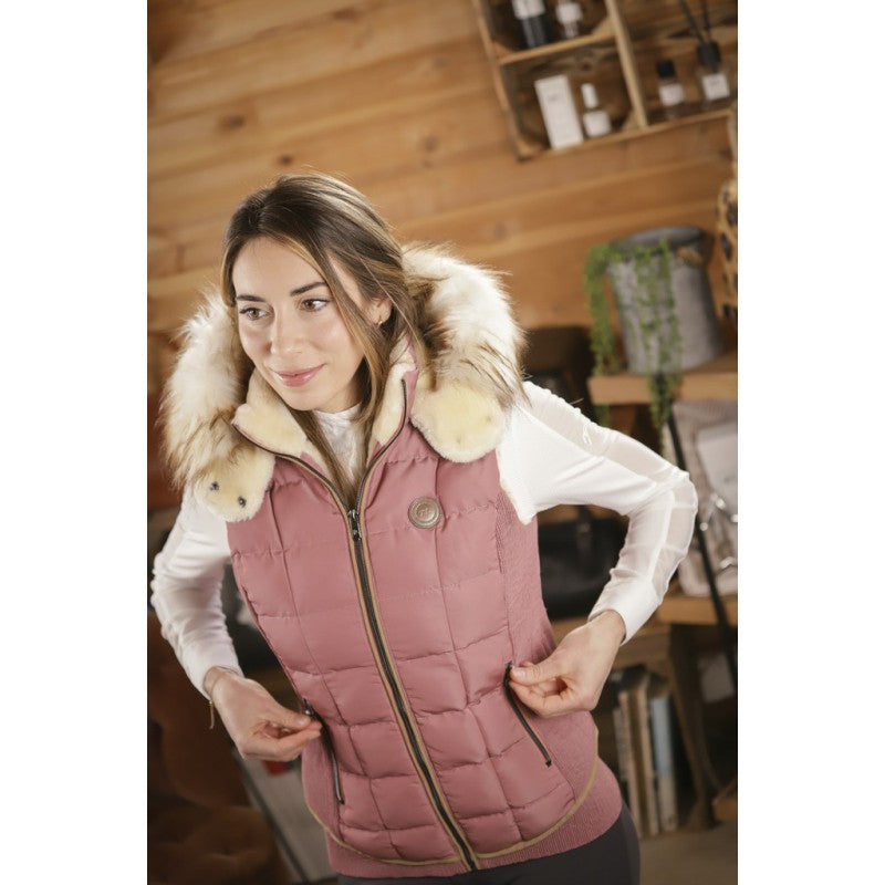 Veste imperméable rose pour fille, coupe régulière avec zip et capuche Veste imperméable rose pour fille, coupe régulière avec zip et capuche