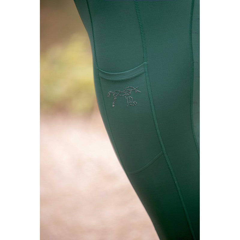 Legging Pénélope "Delphe" -vert sapin