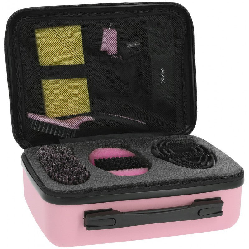Mallette de pansage Hippotonic "Olivia" - rose