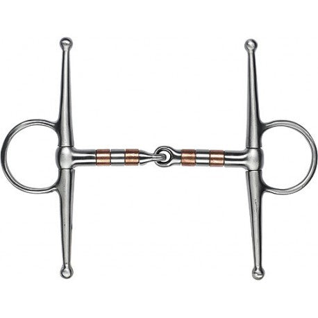 Mors à aiguille rouleaux Inox satin