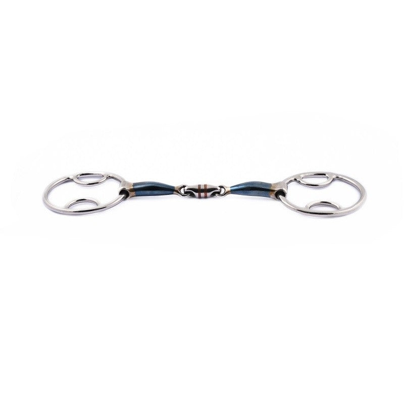 Mors trois effets blue steel double brisure avec insertions de cuivre- Jump'in