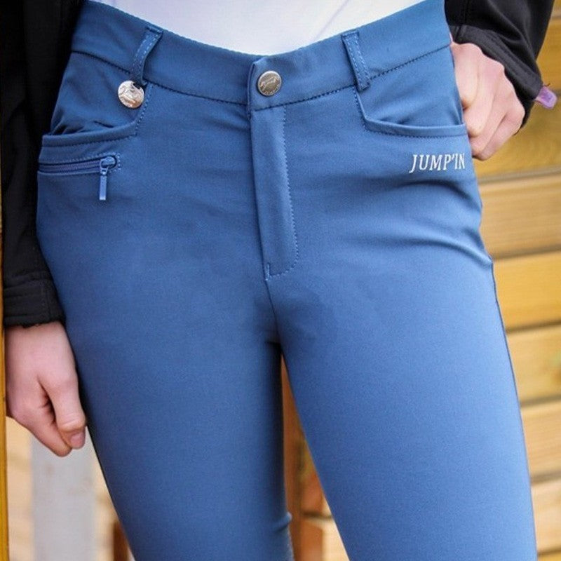 Pantalon Jump'in "Sacha" Mixte Bleu Officier -enfant