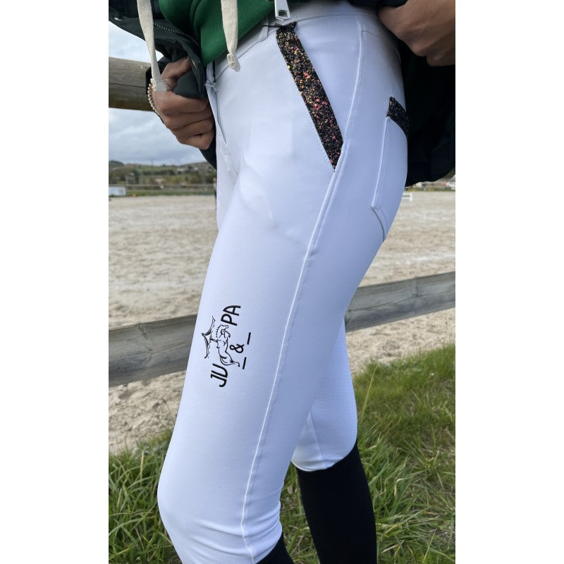 Pantalon Ju et Pa "Julia" -blanc