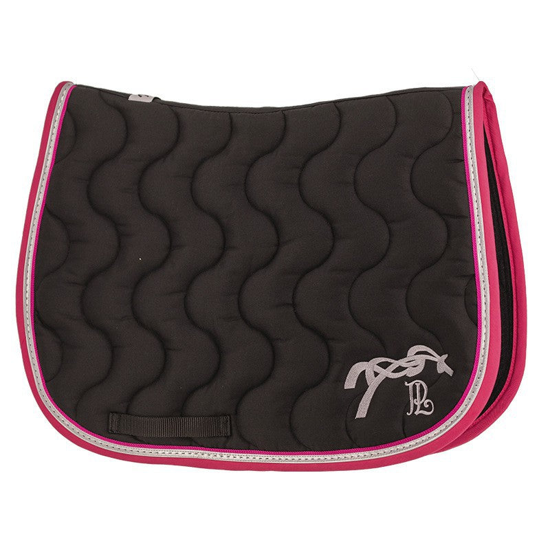 Tapis Eden by Pénélope "Point sellier" - Fushia-Silver-Noir