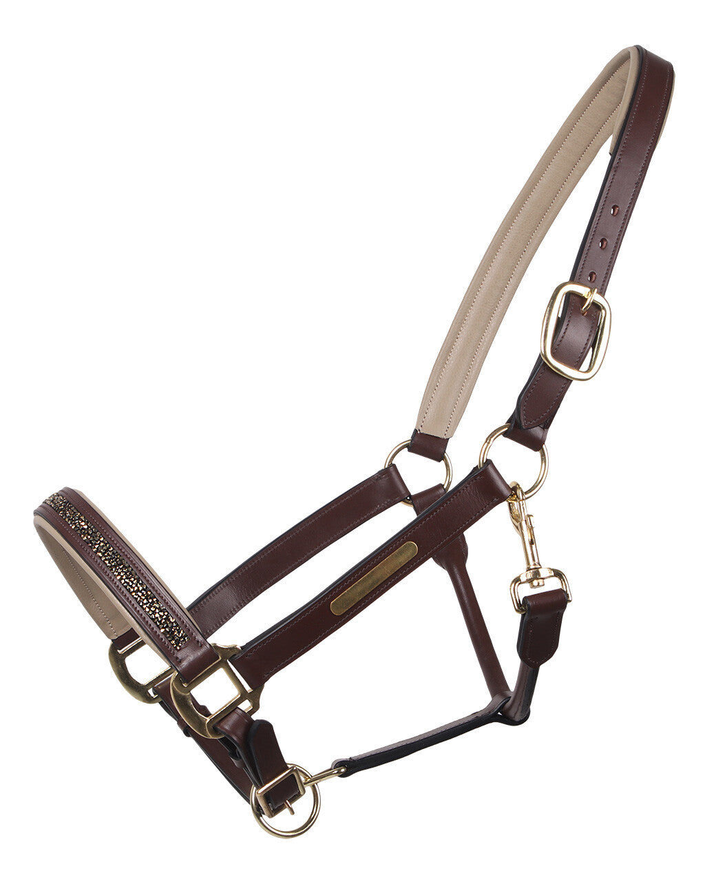 Licol QHP en cuir "Lupine" - Foal