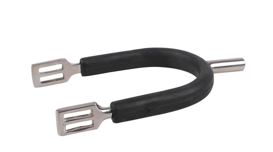 Eperons à embout arrondi gainé de caoutchouc