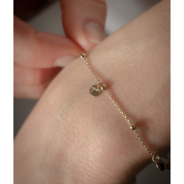 Bracelet Pénélope "Eugénie" doré