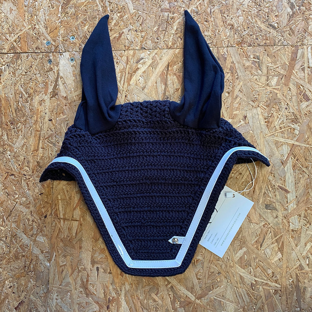 Bonnet Silver Crown Marine avec contours blancs