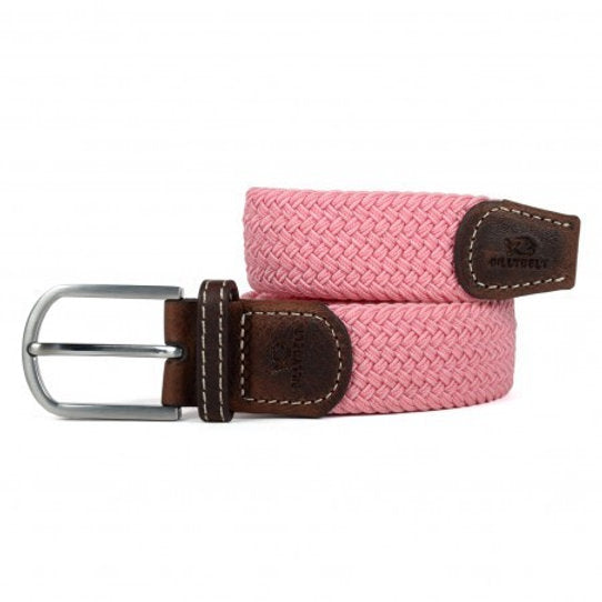 Ceinture tressée élastique BillyBelt - Rose