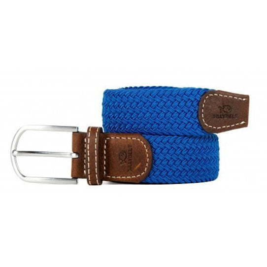 Ceinture tressée élastique BillyBelt - Bleu Azur