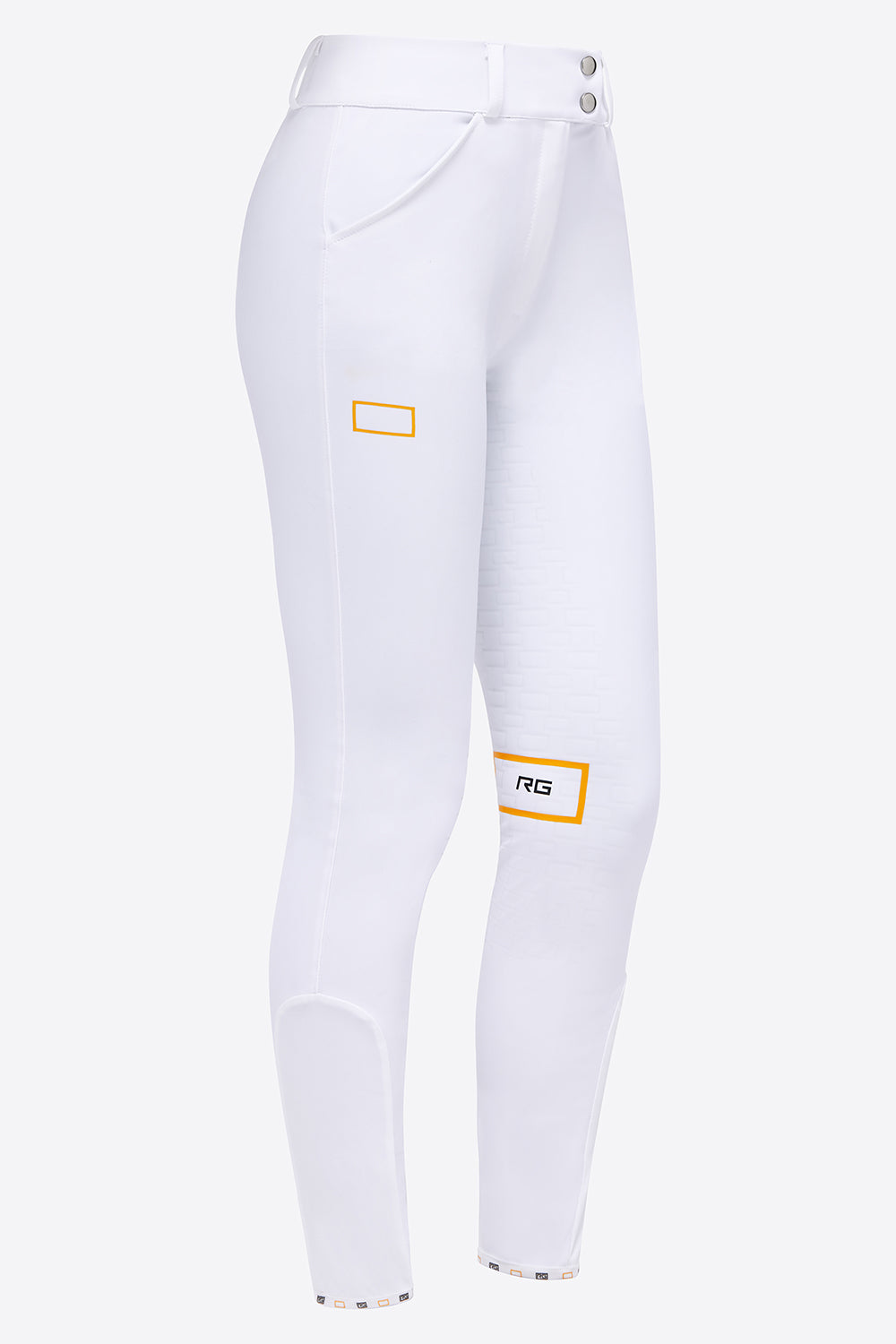 PANTALON D'ÉQUITATION TAILLE HAUTE - Blanc RG ITALY