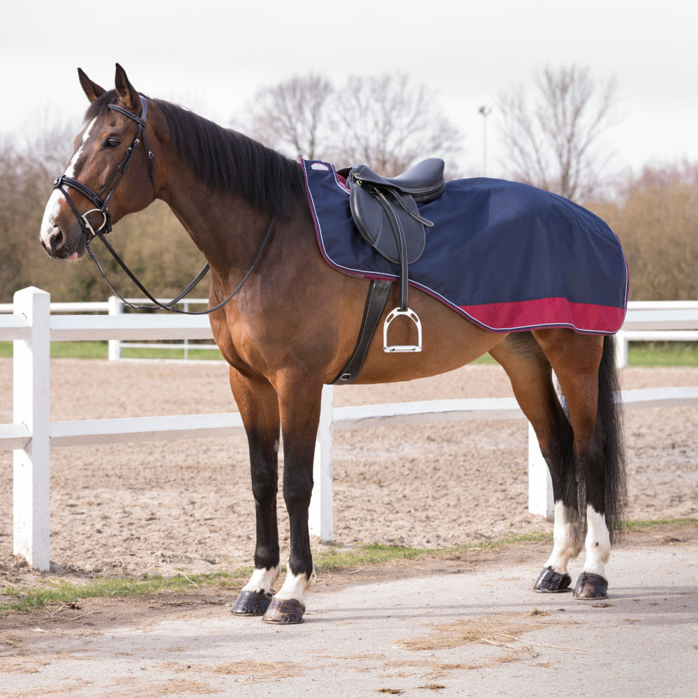 COUVRE-REINS EQUITHÈME "TYREX 1200 D", DOUBLÉ POLAIRE
