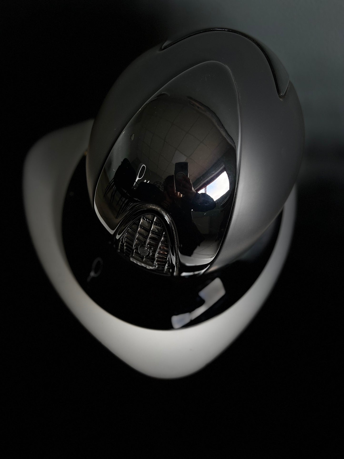 Casque KEP "Cromo Textile Polish" - Black - Visière Polo