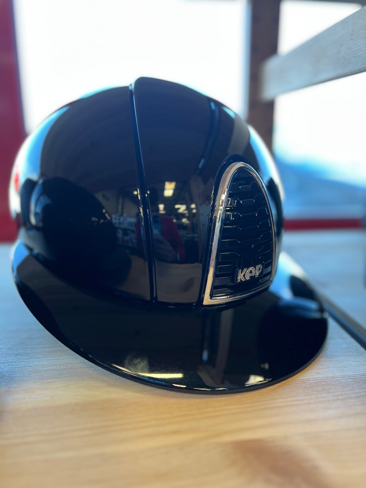 Casque cromo 2.0 KEP Polish noir logo strass