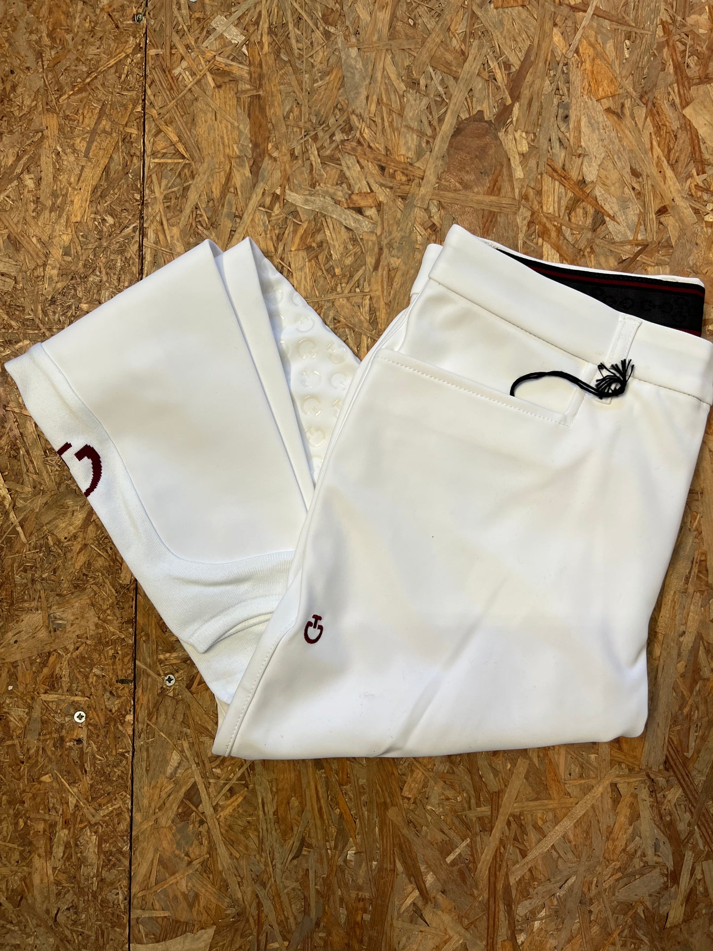 Pantalon Cavalleria Toscana "New grip System" - blanc HOMME