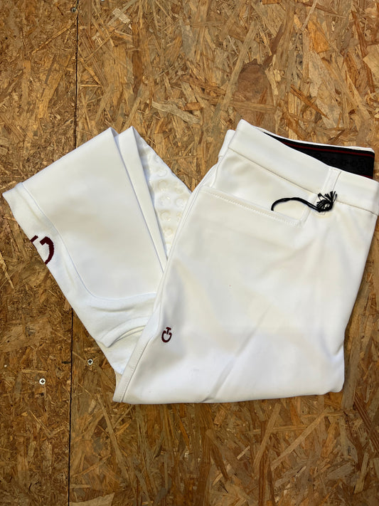 Pantalon Cavalleria Toscana "New grip System" - blanc HOMME