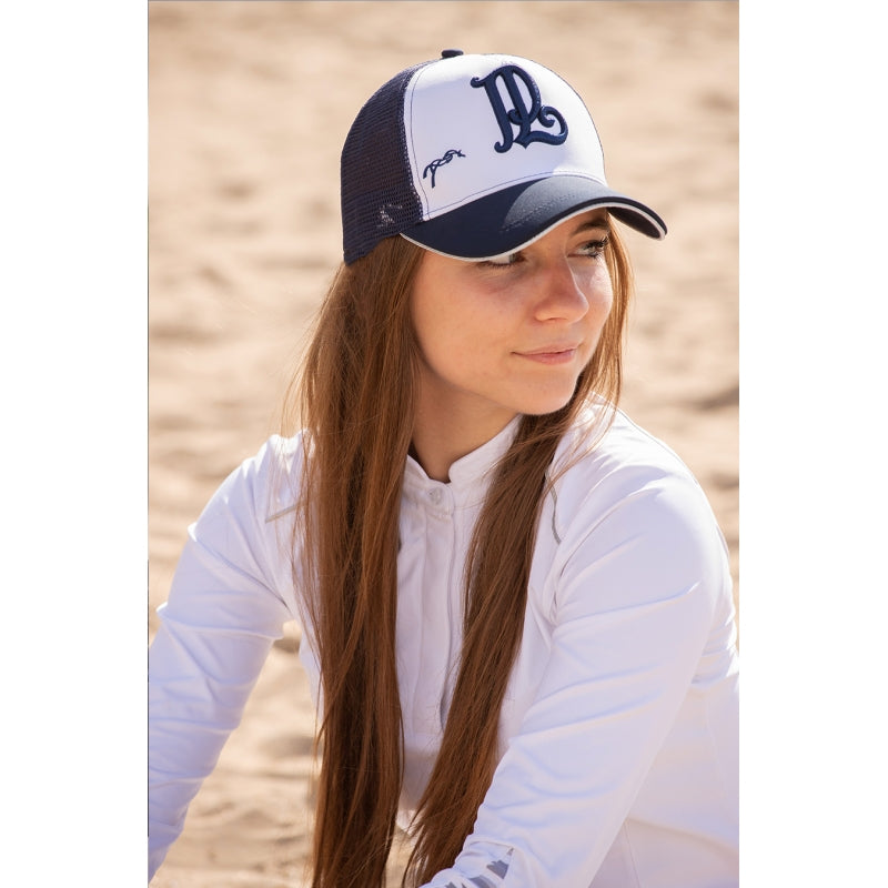 Casquette Pénélope "Mesh" - Marine & Blanc