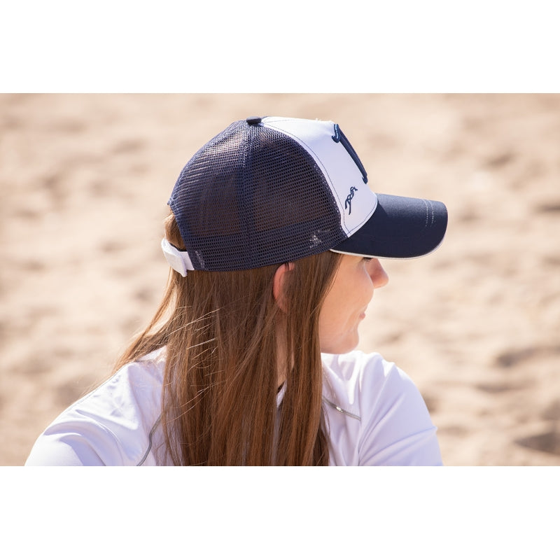 Casquette Pénélope "Mesh" - Marine & Blanc